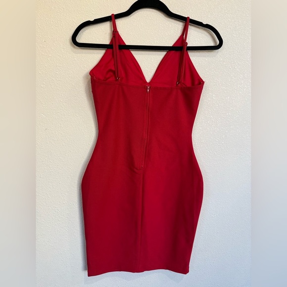 Red Sleeveless Dress size small - Picture 3 of 4